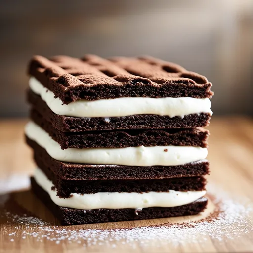 Cocoa Sponge Cheese Whip Sandwich