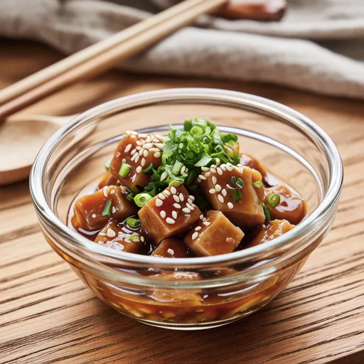 Seri and Tuna with Mustard Miso Dressing
