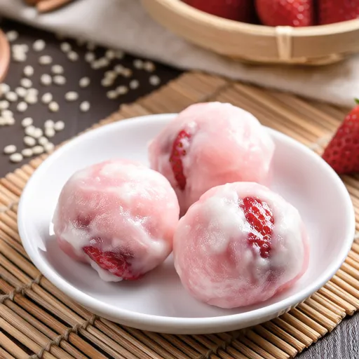 Strawberry Mochi