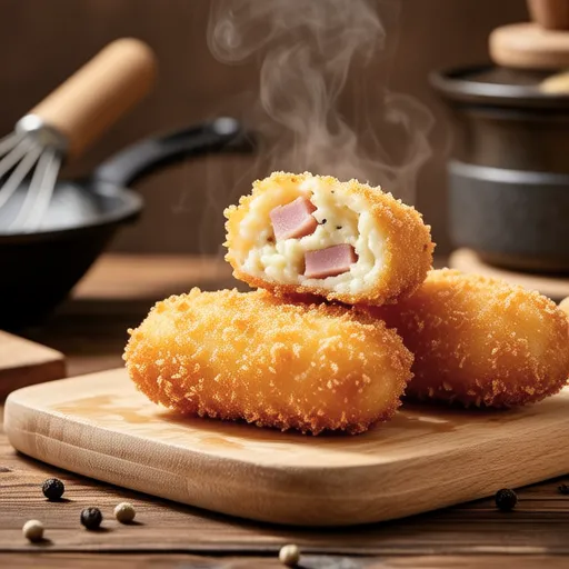 Sweet Potato Ham Croquettes