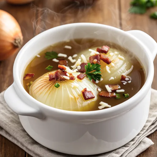 Whole Onion Consommé Soup