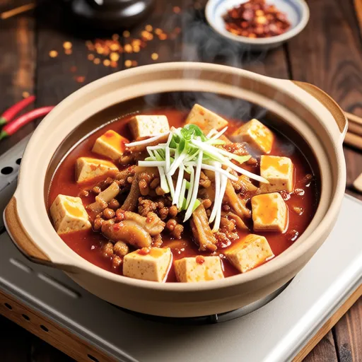Tofu Tuna Stew with Bean Sprouts