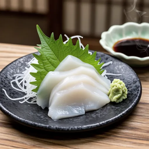 Sashimi of Bigfin Reef Squid