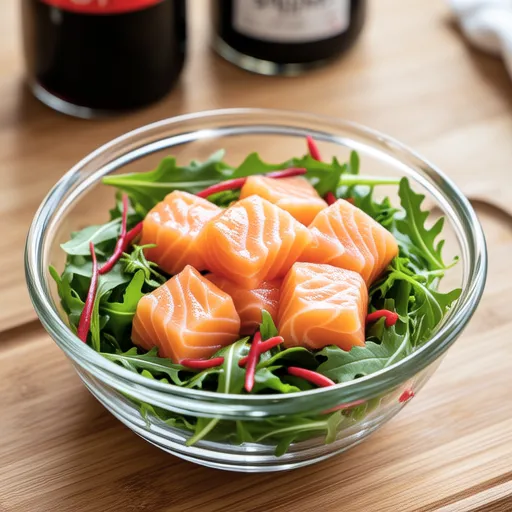 Salmon and Arugula Nanban Pickle