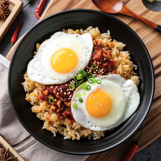 Spicy Gochujang Egg Fried Rice