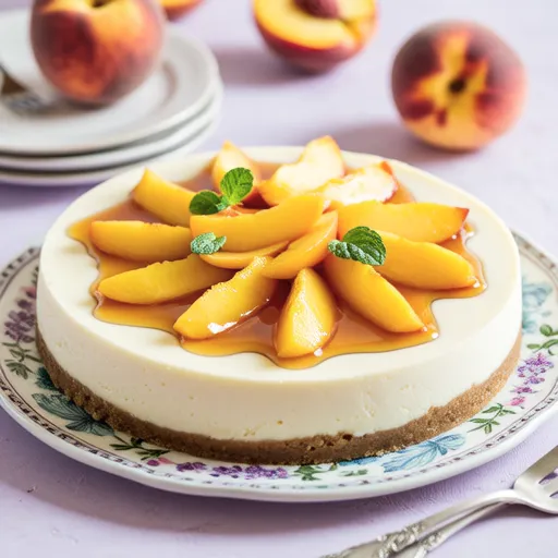 Peach Flower Rare Cheesecake