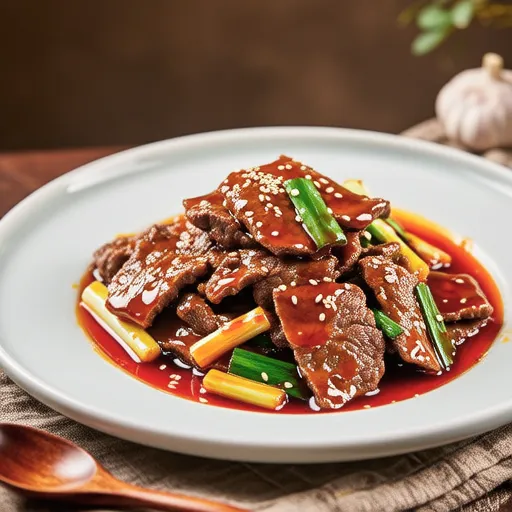Sweet and Spicy Stir-fried Beef Offal