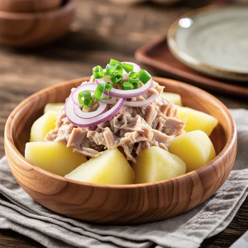 Japanese Style Tuna Mayo Salad with New Potatoes
