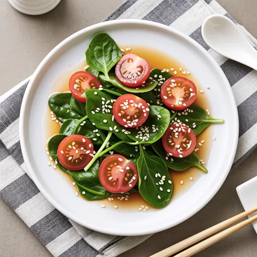 Tomato and Baby Leaf Ponzu Salad