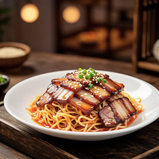 Kimchi Cheese Steamed Pork Belly with Bean Sprouts