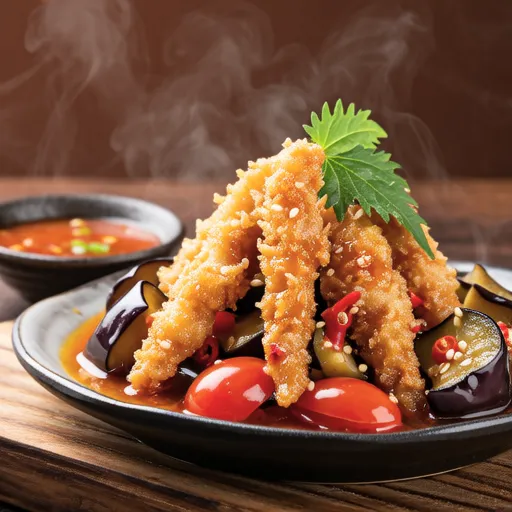 Horse Mackerel and Eggplant Nanban Pickle