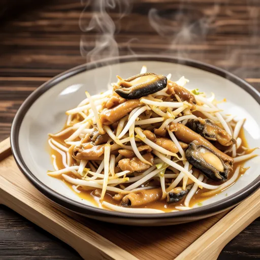 Stir-fried Bean Sprouts and Mackerel Curry