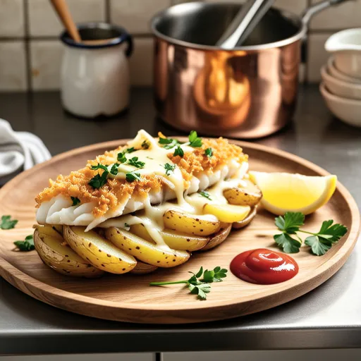 Cod and Potato Galette