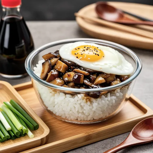 Enoki Mushroom Rice Bowl