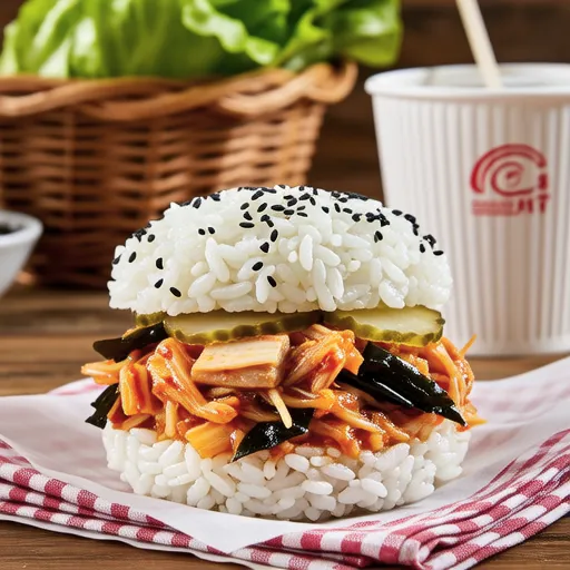 Rice Burger for Picnic