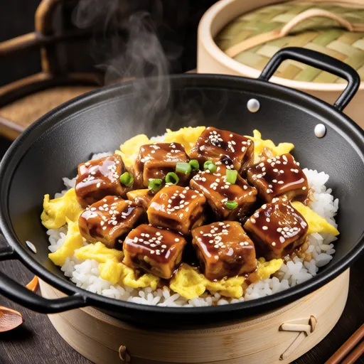 Spam Egg Soy Sauce Fried Rice (5-Minute Cut)