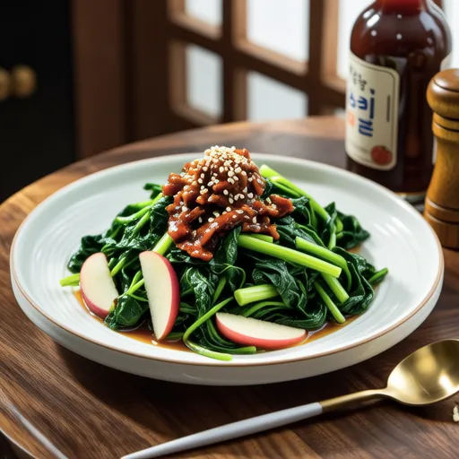 Spinach Geotjeori (Korean Fresh Spinach Salad)