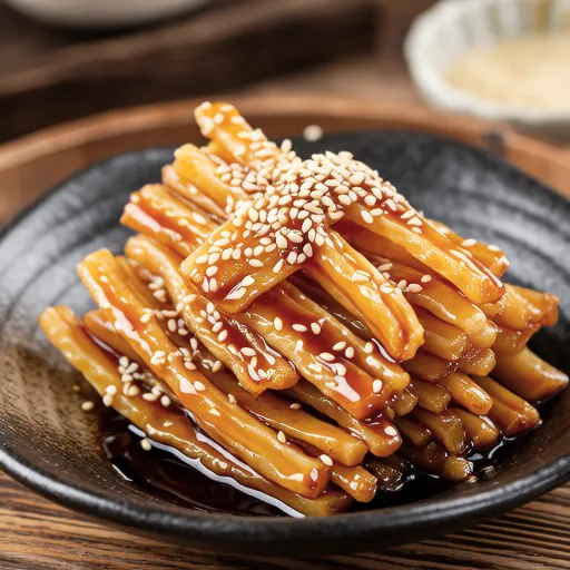 Bamboo Shoots with Sesame Vinegar Dressing