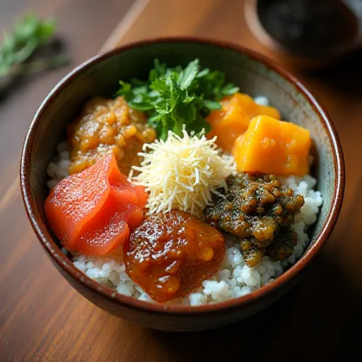 3 Rice Toppings