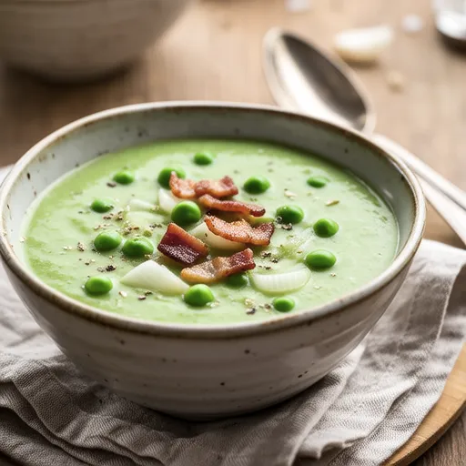 Snap Pea Milk Soup