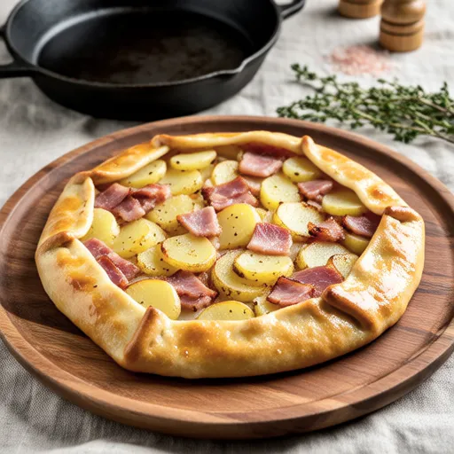 Potato and Ham Galette