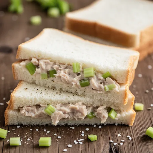 Tuna and Celery Mayo Sandwich