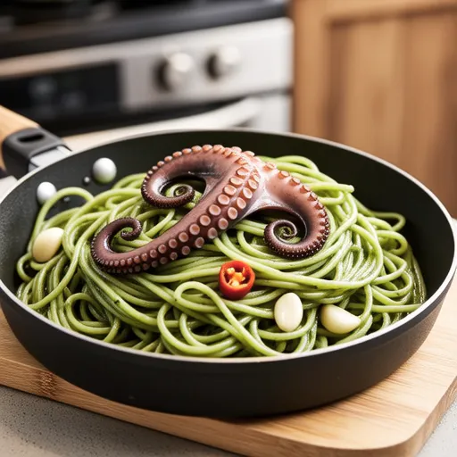 Octopus and Cabbage Peperoncino