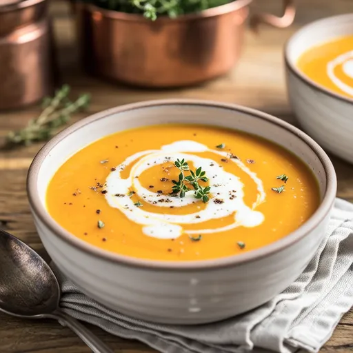 Pumpkin Soup (Danhobak Soup)