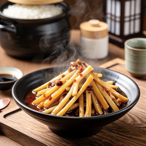 Takenoko Kinpira (Bamboo Shoot Stir-fry)
