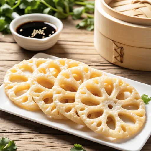Crispy Lotus Root Pancakes
