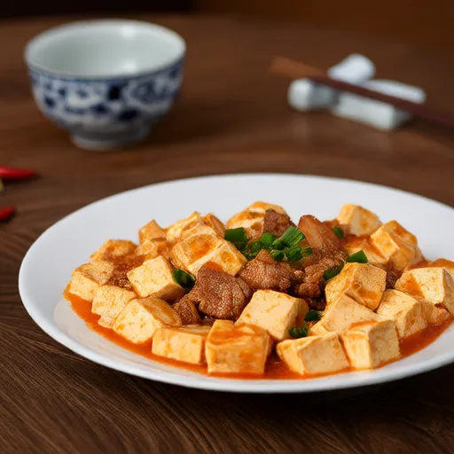 Tomato Braised Tofu with Pork