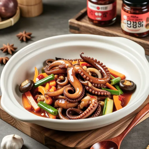 Spicy Stir-fried Squid
