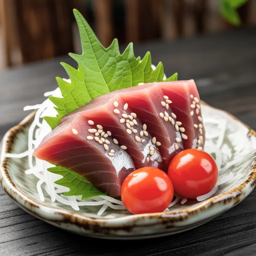 Mizuna and Sea Bream Salad