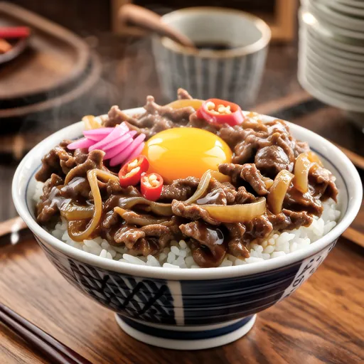 Gyudon (Japanese Beef Bowl)
