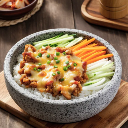 Cheese Dakgalbi Style Rice