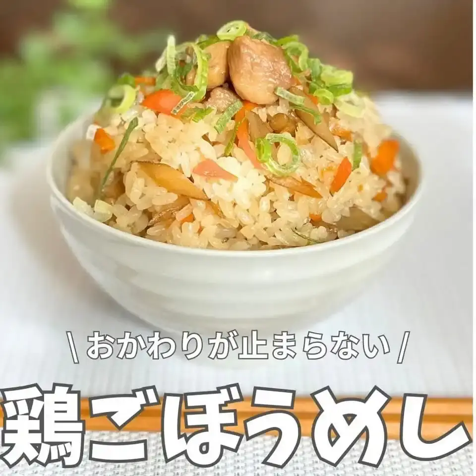鶏ごぼうめし