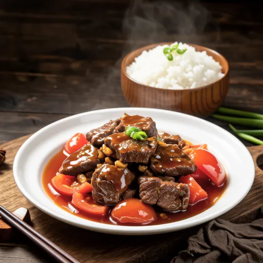 Sweet and Savory Stir-fried Beef and Tomato