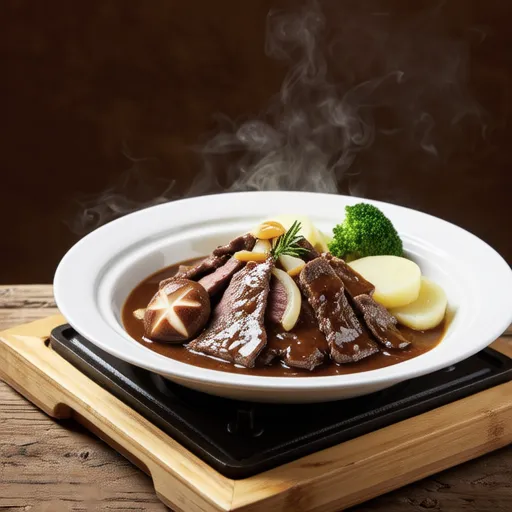 Beef in Red Wine Sauce