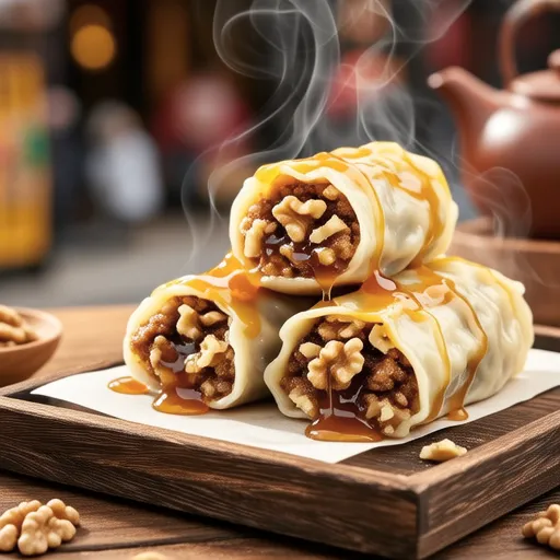 Mandu Skin Hotteok (Simple Snack)