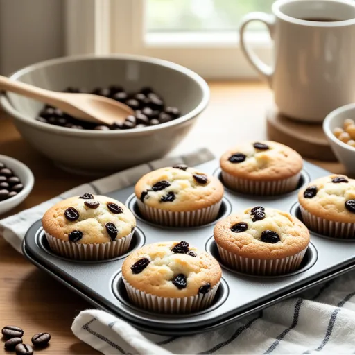 Mocha Raisin Muffins