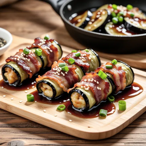 Eggplant Bacon Rolls