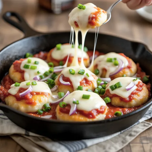 Pan-fried Dumpling Pizza