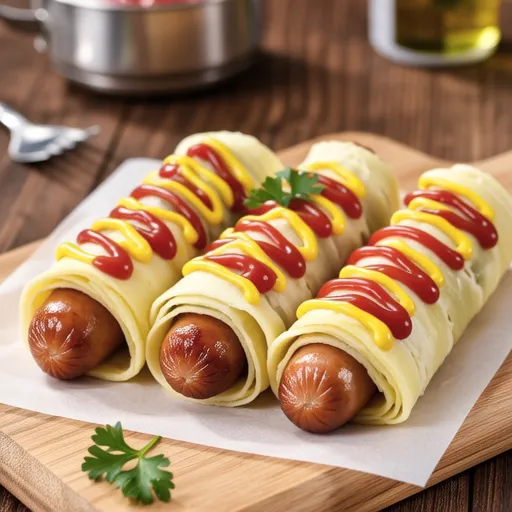 American Dog with Tamagoyaki Pan