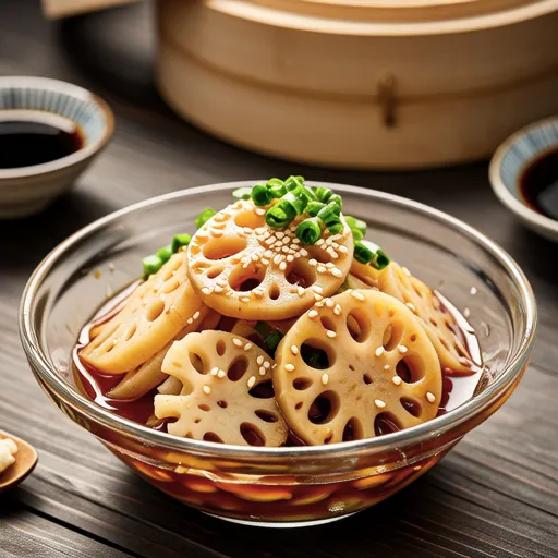 Konjac and Lotus Root Stir-fry with Yuzu Pepper