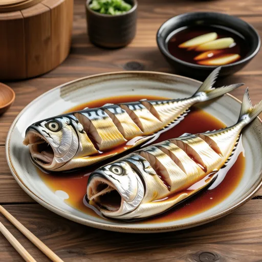 Pressure Cooker Miso Simmered Mackerel