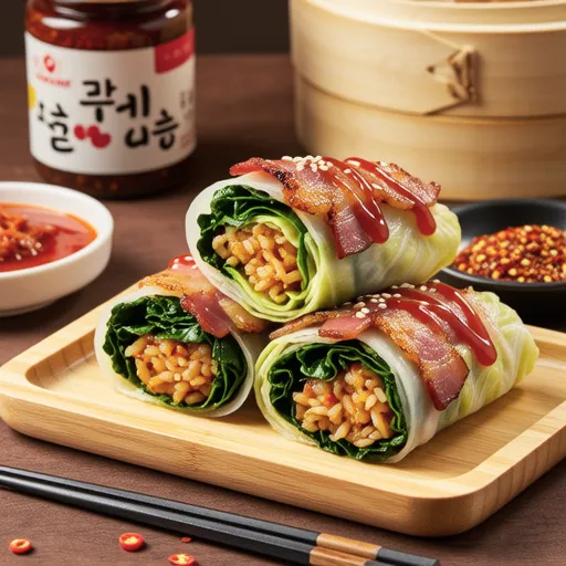 One-Bite Wrap Rice for Lunchbox