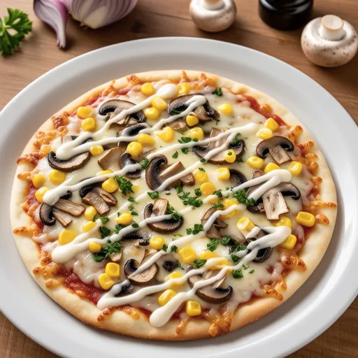 Honey Butter Cheese Pizza with Air Fryer