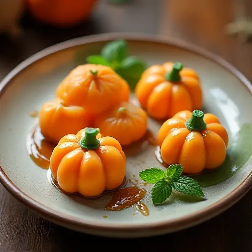 Pumpkin Shiratama Dumplings