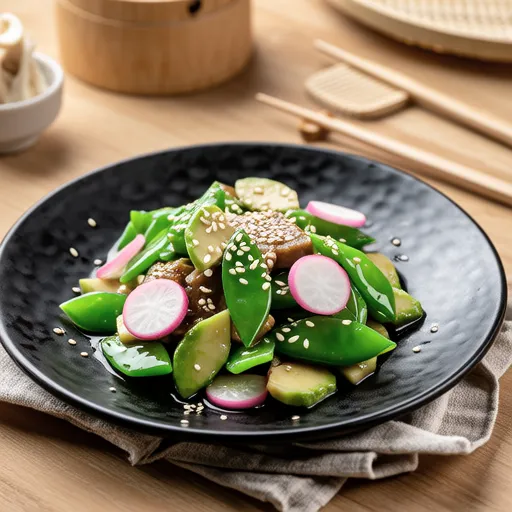 Goya and Myoga with Salted Kombu