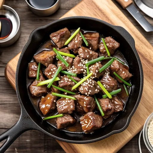 Simple and Delicious Beef Stir-fry with Green Onion
